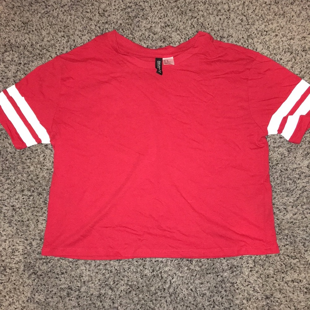 H&M Red Crop Top